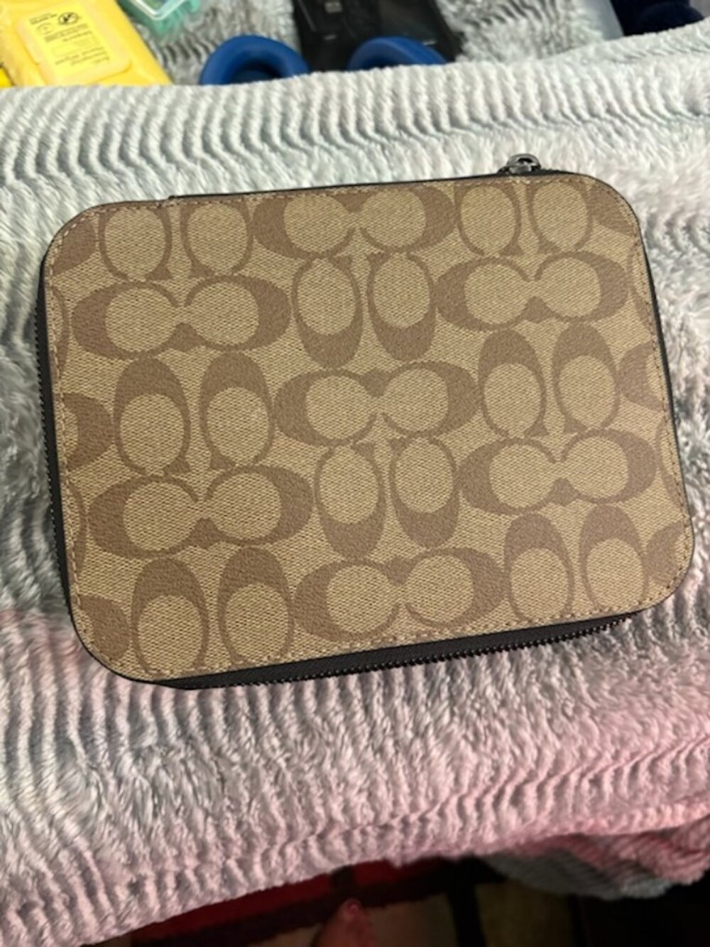 Coach Leather Tech Organizer